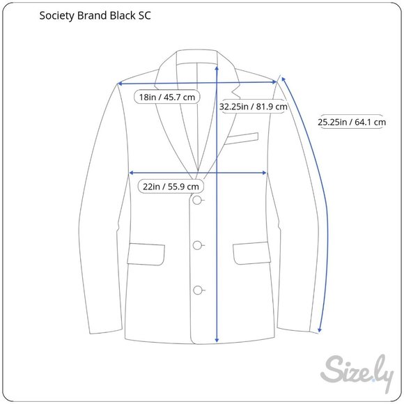 Vintage‎ 70s Society Brand Black Polyester Leisure Sport Coat sz 40? - Picture 12 of 12